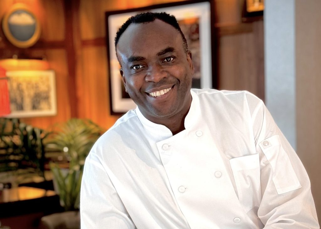 Chef Sylva Senat at Sofitel Philadelphia’s Liberté Lounge